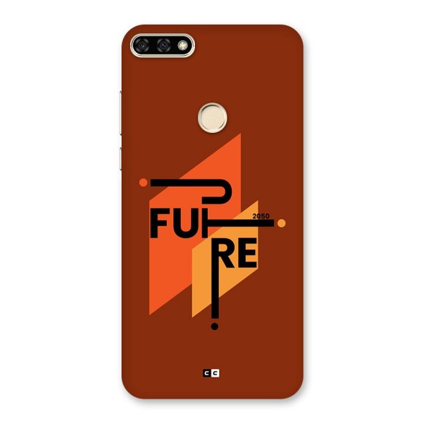 illustrative Future Back Case for Honor 7A