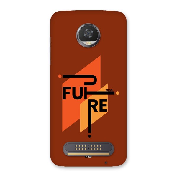 illustrative Future Back Case for Moto Z2 Play