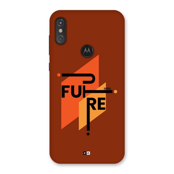 illustrative Future Back Case for Motorola One Power