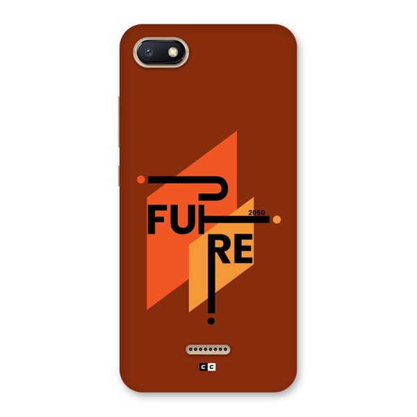 illustrative Future Back Case for Redmi 6A