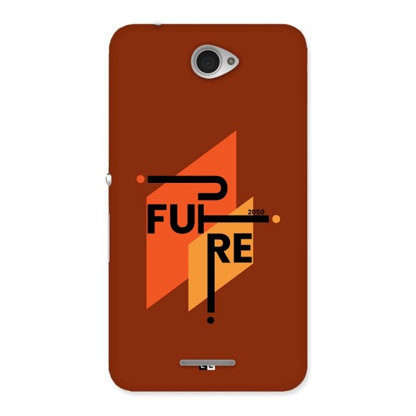 illustrative Future Back Case for Xperia E4