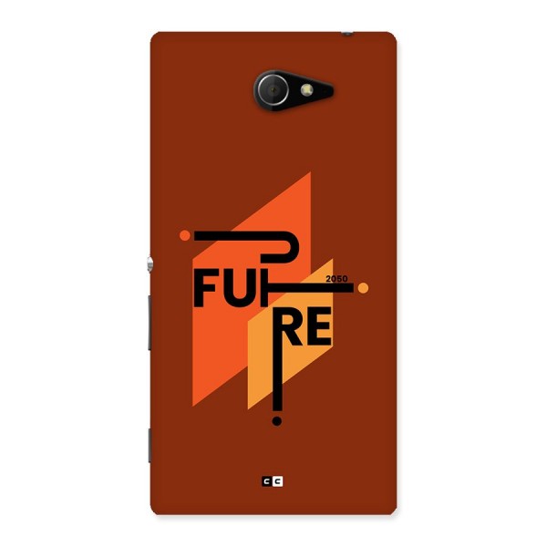 illustrative Future Back Case for Xperia M2