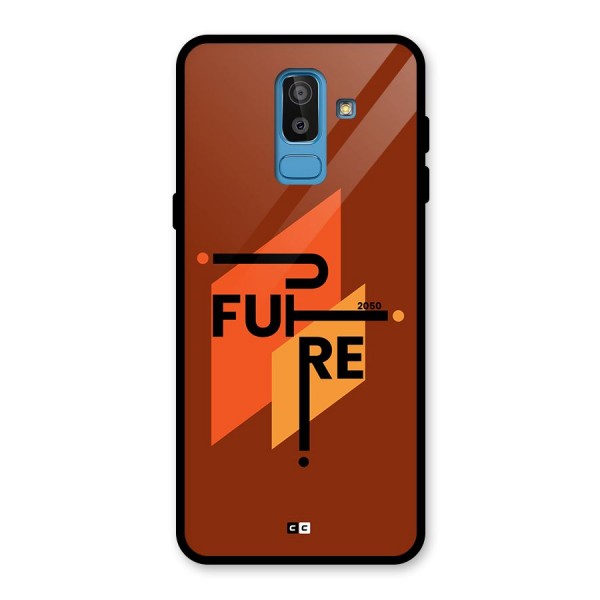 illustrative Future Glass Back Case for Galaxy J8