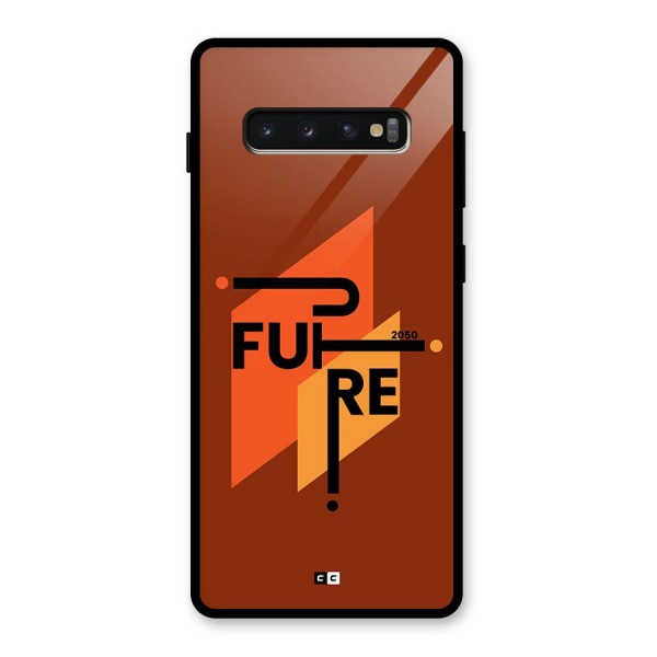 illustrative Future Glass Back Case for Galaxy S10 Plus