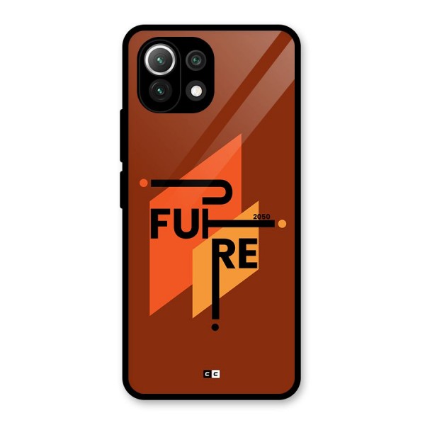 illustrative Future Glass Back Case for Mi 11 Lite