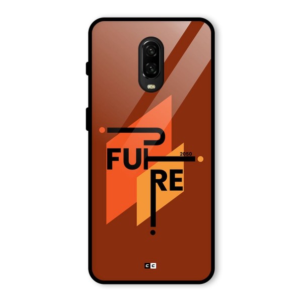 illustrative Future Glass Back Case for OnePlus 6T