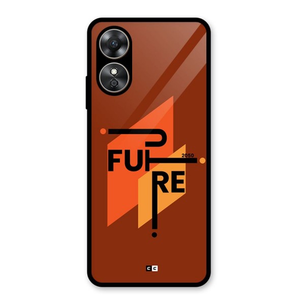 illustrative Future Glass Back Case for Oppo A17