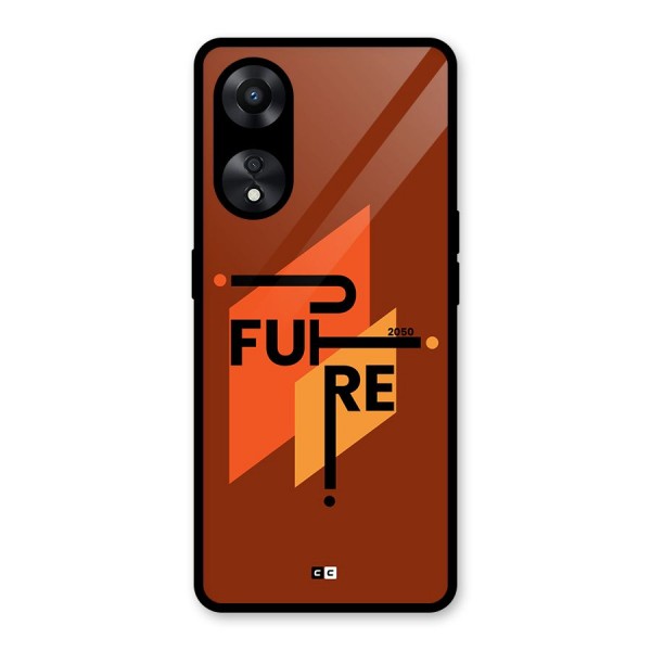 illustrative Future Glass Back Case for Oppo A78