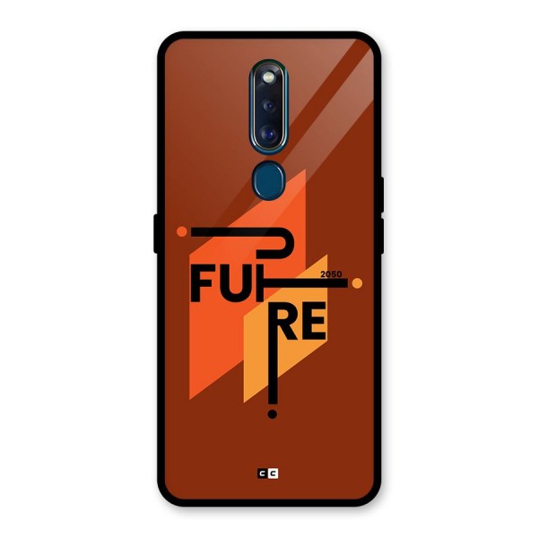 illustrative Future Glass Back Case for Oppo F11 Pro