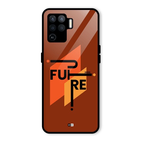 illustrative Future Glass Back Case for Oppo F19 Pro