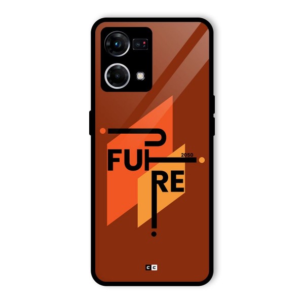 illustrative Future Glass Back Case for Oppo F21 Pro 4G