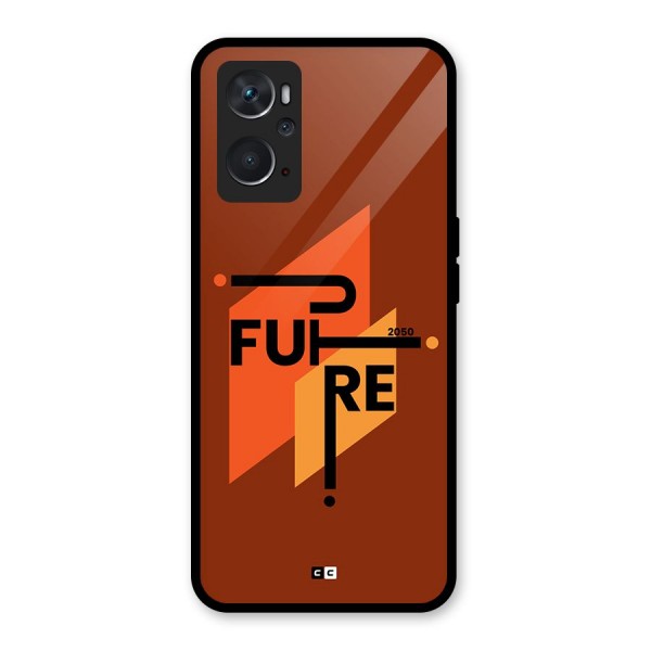 illustrative Future Glass Back Case for Oppo K10 4G