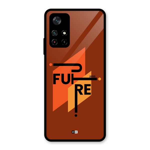 illustrative Future Glass Back Case for Poco M4 Pro 5G