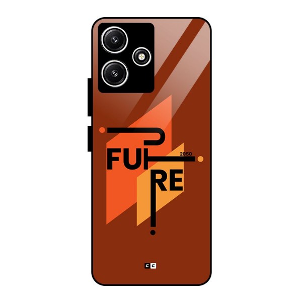 illustrative Future Glass Back Case for Poco M6 Pro