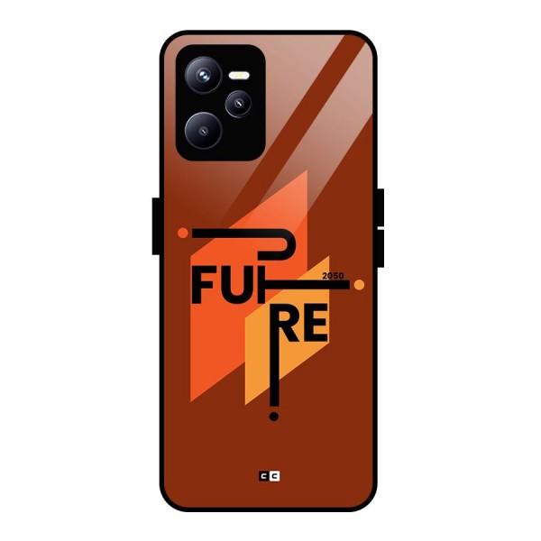 illustrative Future Glass Back Case for Realme C35