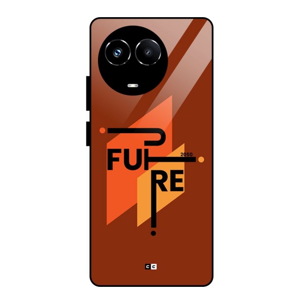 illustrative Future Glass Back Case for Realme Narzo 60X