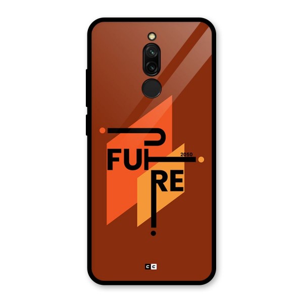 illustrative Future Glass Back Case for Redmi 8