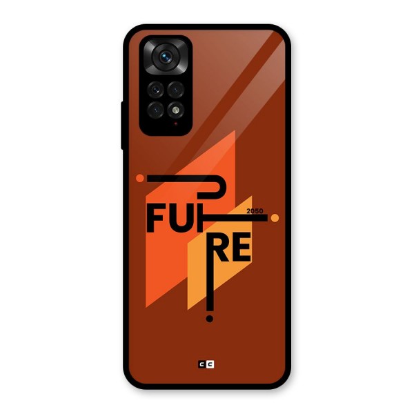 illustrative Future Glass Back Case for Redmi Note 11