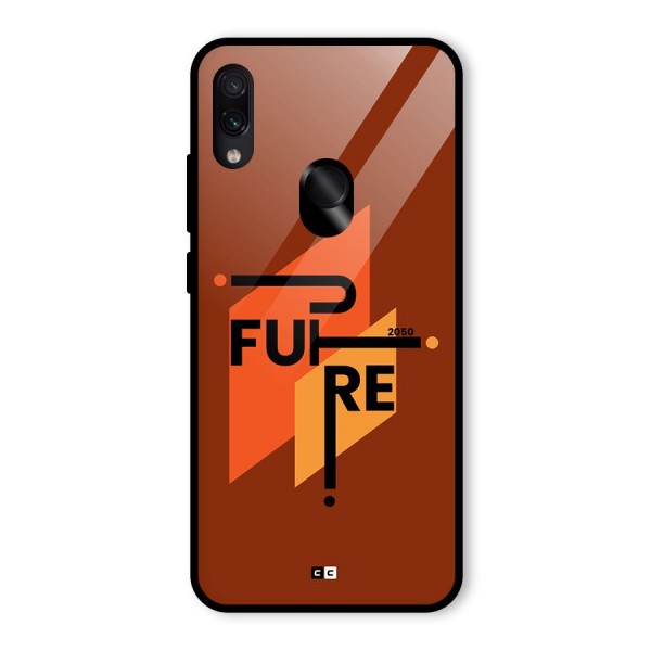 illustrative Future Glass Back Case for Redmi Note 7