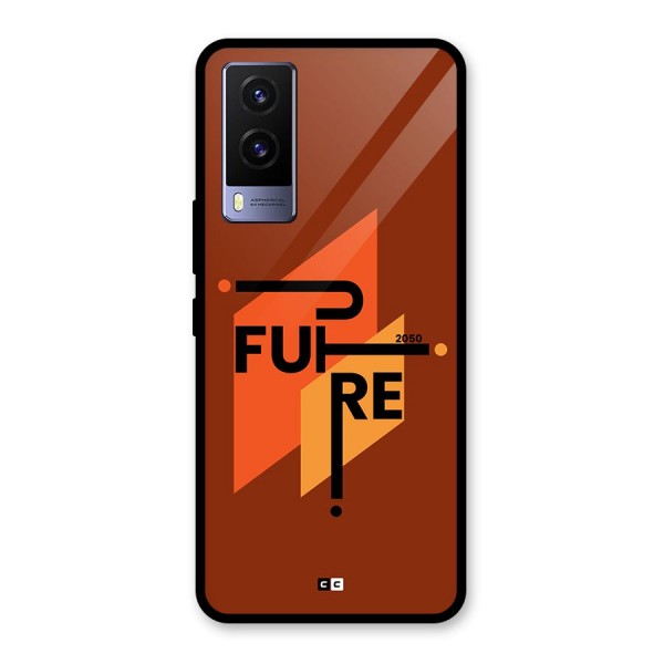 illustrative Future Glass Back Case for Vivo V21e 5G