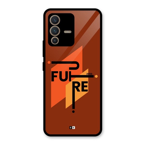 illustrative Future Glass Back Case for Vivo V23 5G