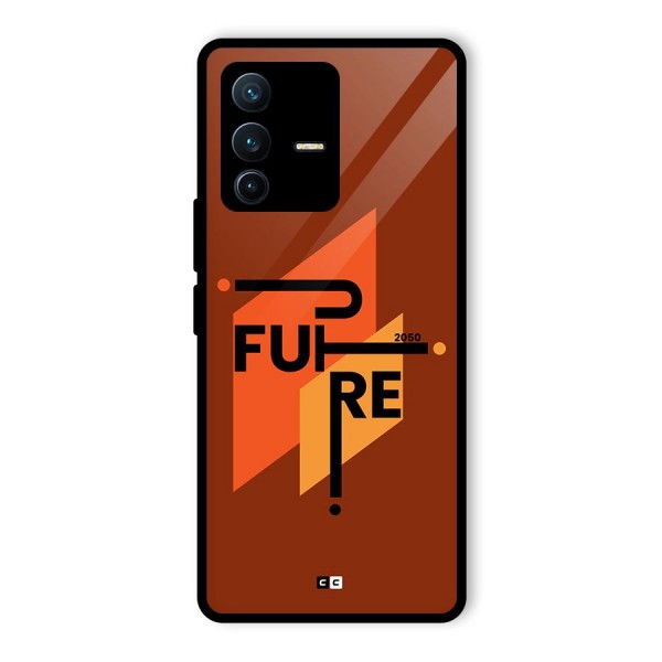 illustrative Future Glass Back Case for Vivo V23 Pro