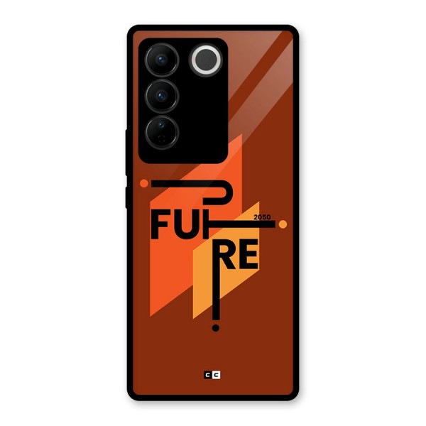 illustrative Future Glass Back Case for Vivo V27 Pro