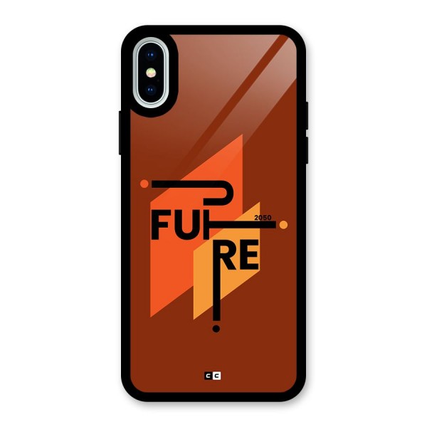 illustrative Future Glass Back Case for iPhone X