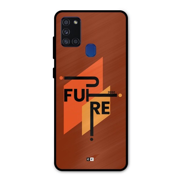 illustrative Future Metal Back Case for Galaxy A21s