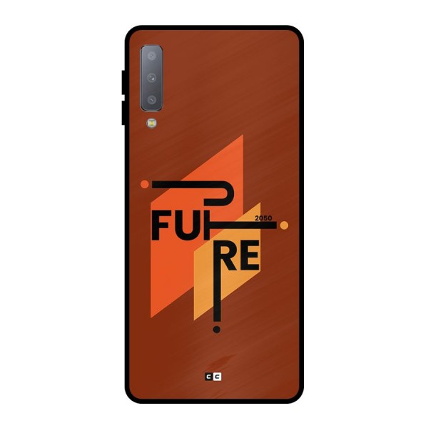 illustrative Future Metal Back Case for Galaxy A7 (2018)