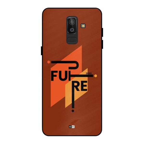 illustrative Future Metal Back Case for Galaxy J8