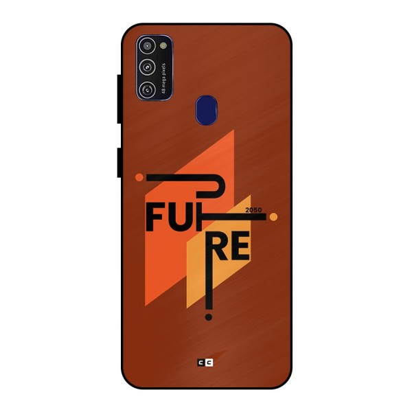 illustrative Future Metal Back Case for Galaxy M30s