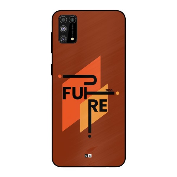 illustrative Future Metal Back Case for Galaxy M31