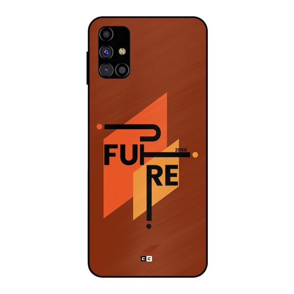 illustrative Future Metal Back Case for Galaxy M31s