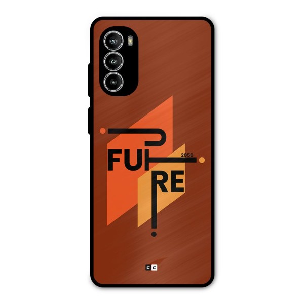 illustrative Future Metal Back Case for Moto G52