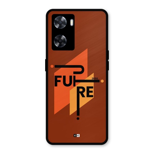 illustrative Future Metal Back Case for OnePlus Nord N20 SE