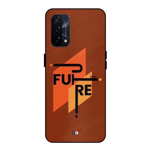 illustrative Future Metal Back Case for Oppo A74 5G