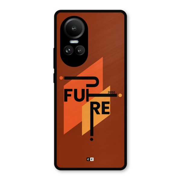 illustrative Future Metal Back Case for Oppo Reno10 Pro