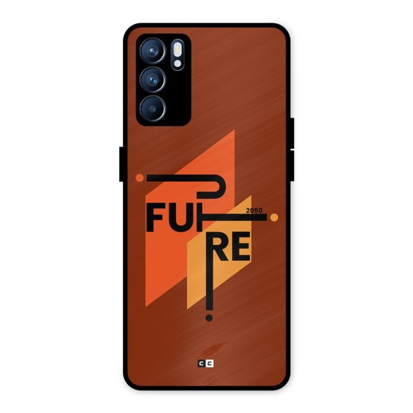 illustrative Future Metal Back Case for Oppo Reno6 5G