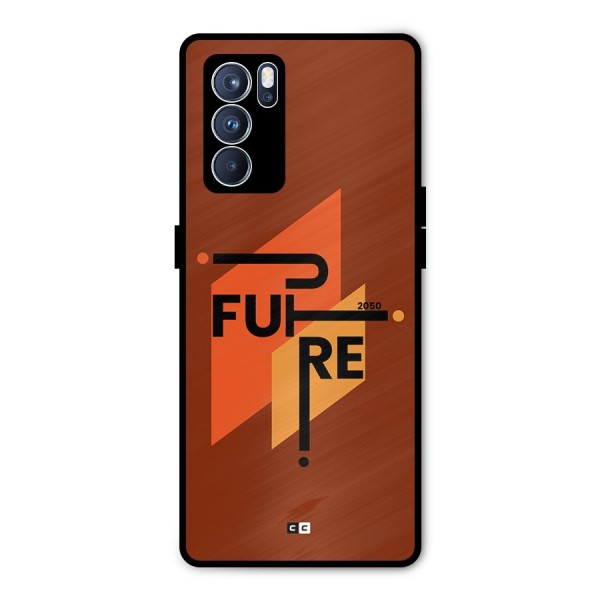 illustrative Future Metal Back Case for Oppo Reno6 Pro 5G