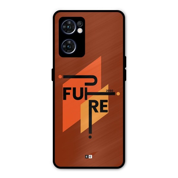 illustrative Future Metal Back Case for Oppo Reno7 5G