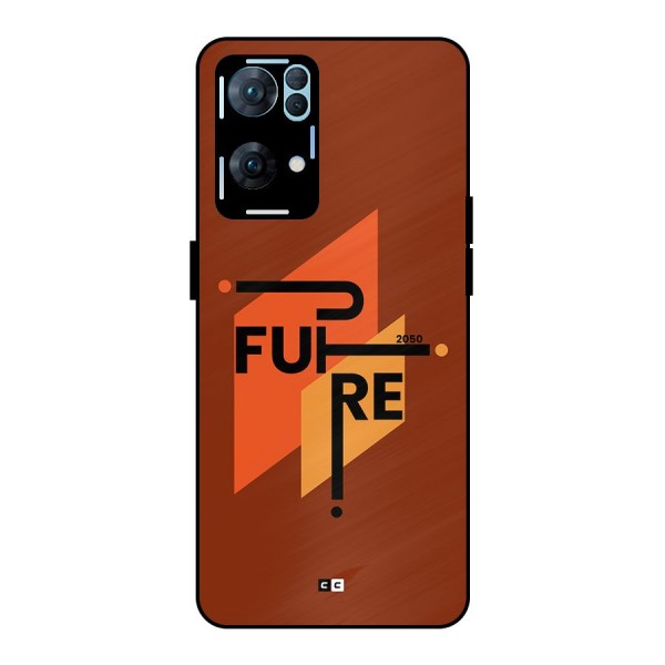 illustrative Future Metal Back Case for Oppo Reno7 Pro 5G