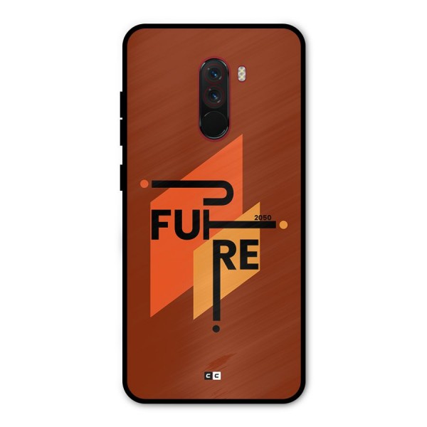 illustrative Future Metal Back Case for Poco F1