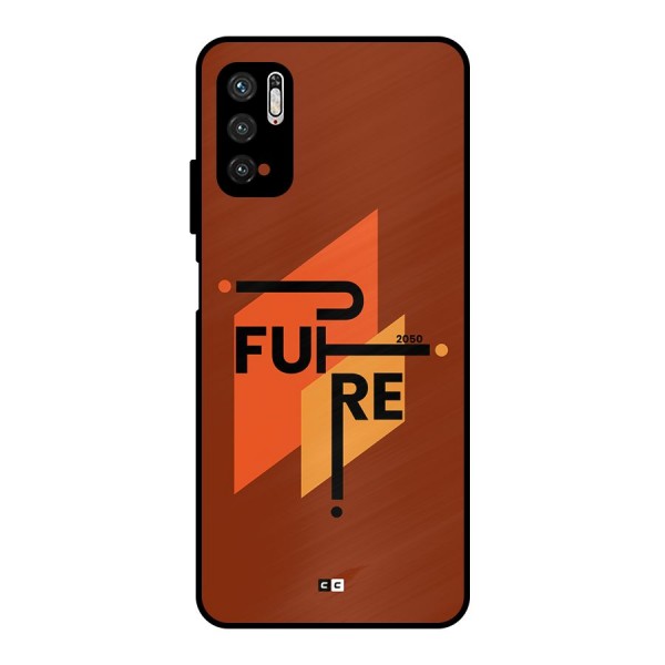 illustrative Future Metal Back Case for Poco M3 Pro 5G