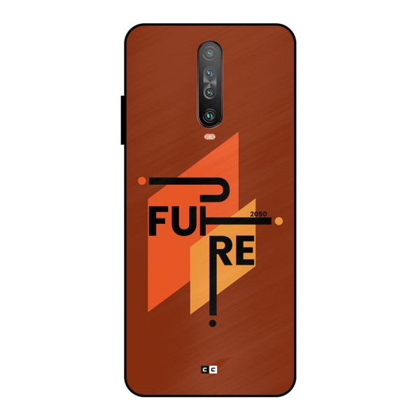 illustrative Future Metal Back Case for Poco X2