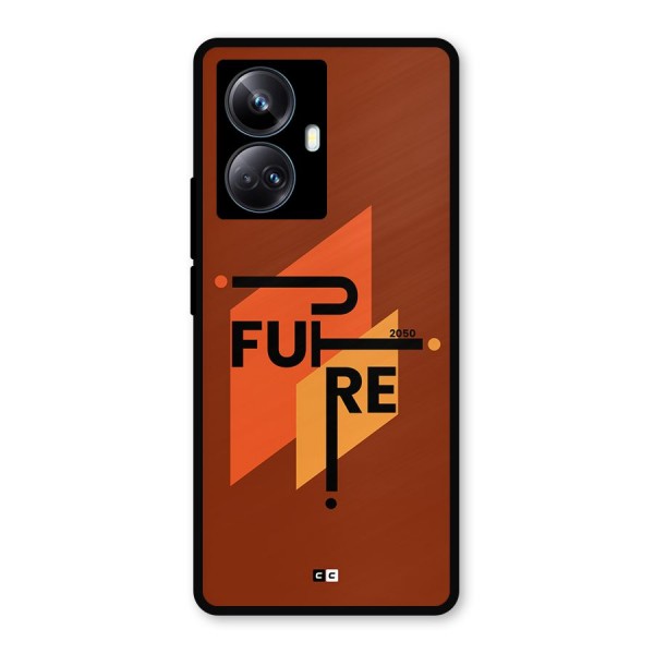 illustrative Future Metal Back Case for Realme 10 Pro Plus