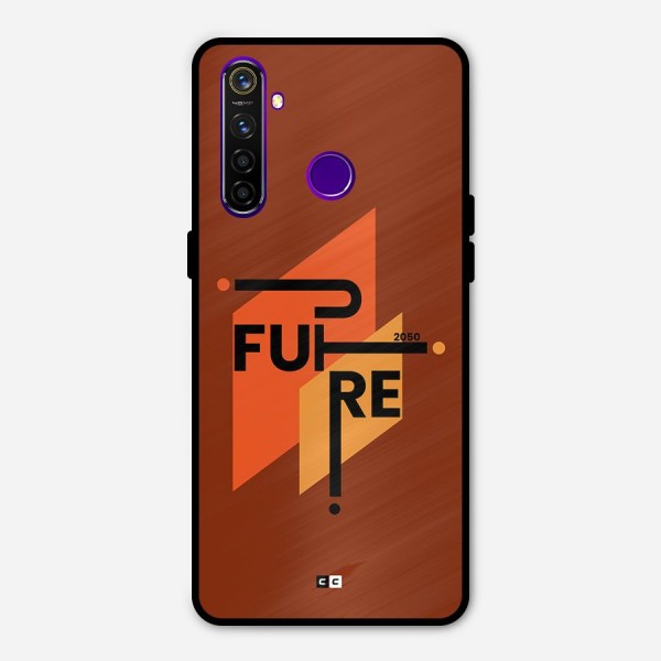 illustrative Future Metal Back Case for Realme 5 Pro