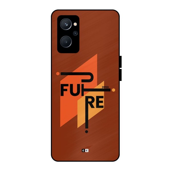 illustrative Future Metal Back Case for Realme 9i 5G