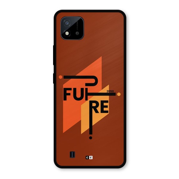 illustrative Future Metal Back Case for Realme C11 2021