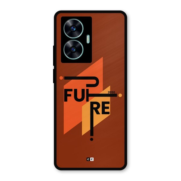 illustrative Future Metal Back Case for Realme C55